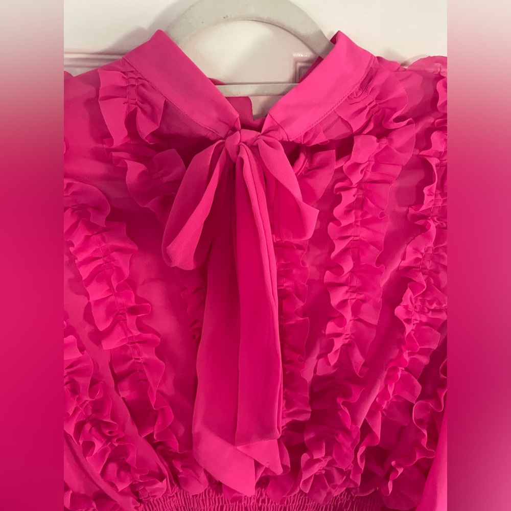 Beulah Pink Ruffled Top - Picture 10 of 12